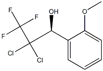 (1S)-1-(2-Methoxyphenyl)-2,2-dichloro-3,3,3-trifluoropropan-1-ol 구조식 이미지