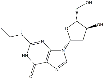 N2-Ethyldeoxyguanosine Structure