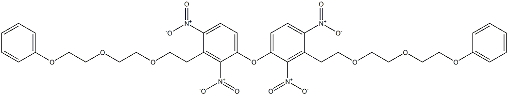 [2-[2-[2-(Phenoxy)ethoxy]ethoxy]ethyl](2,4-dinitrophenyl) ether Structure