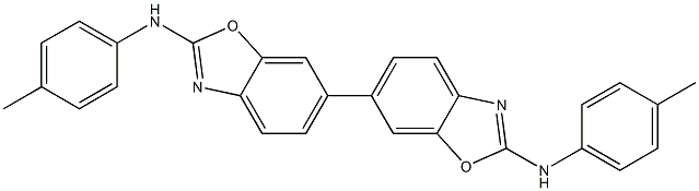 2,2'-Bis(4-methylphenylamino)-6,6'-bibenzoxazole Structure
