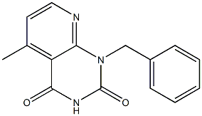 1-Benzyl-5-methylpyrido[2,3-d]pyrimidine-2,4(1H,3H)-dione 구조식 이미지