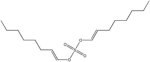 Sulfuric acid di(1-octenyl) ester 구조식 이미지