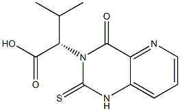 (2S)-2-[(1,2,3,4-Tetrahydro-4-oxo-2-thioxopyrido[3,2-d]pyrimidin)-3-yl]-3-methylbutyric acid 구조식 이미지