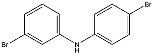 3-Bromophenyl 4-bromophenylamine 구조식 이미지