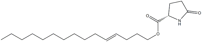 (S)-5-Oxopyrrolidine-2-carboxylic acid 4-pentadecenyl ester Structure