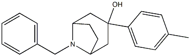 8-Benzyl-3-(p-tolyl)-8-azabicyclo[3.2.1]octan-3-ol 구조식 이미지