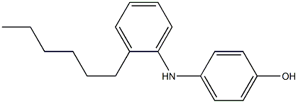 2'-Hexyl[iminobisbenzen]-4-ol 구조식 이미지