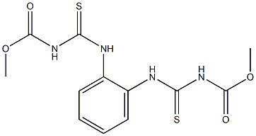 1,2-Bis(3-methoxycarbonylthioureido)benzene Structure