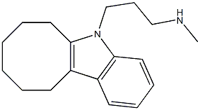 5-[3-(Methylamino)propyl]-6,7,8,9,10,11-hexahydro-5H-cyclooct[b]indole Structure