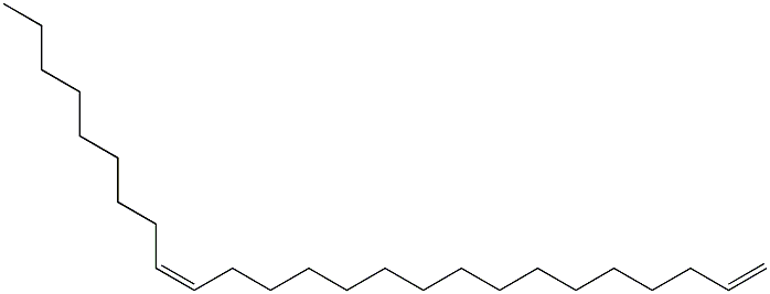 (Z)-1,16-Pentacosadiene Structure