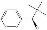 (+)-[(R)-1-Chloro-2,2-dimethylpropyl]benzene Structure
