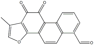 10,11-Dihydro-1-methyl-10,11-dioxophenanthro[1,2-b]furan-6-carbaldehyde Structure