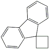 Spiro[9H-fluorene-9,1'-cyclobutane] 구조식 이미지