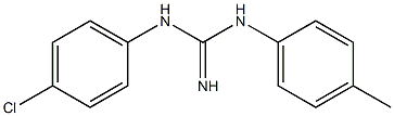 N-(4-Methylphenyl)-N'-(4-chlorophenyl)guanidine Structure