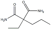 Hexane-3,3-dicarboxamide Structure