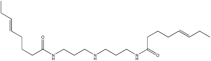 N,N'-[Iminobis(3,1-propanediyl)]bis(5-octenamide) 구조식 이미지