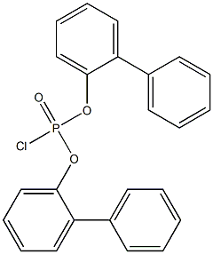 Chlorophosphonic acid di(2-biphenylyl) ester Structure
