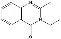 2-Methyl-3-ethyl-3,4-dihydroquinazoline-4-one 구조식 이미지