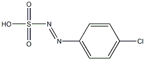 p-Chlorobenzenediazosulfonic acid Structure