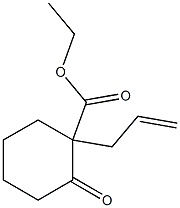 1-Allyl-2-oxocyclohexane-1-carboxylic acid ethyl ester 구조식 이미지