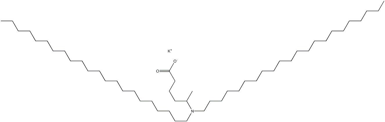 5-(Didocosylamino)hexanoic acid potassium salt Structure