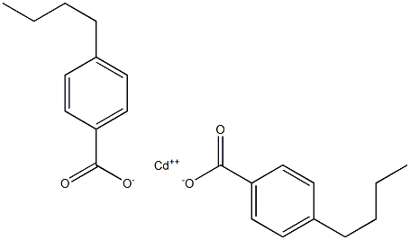 Bis(4-butylbenzoic acid)cadmium salt 구조식 이미지