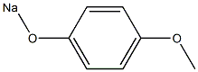 4-Methoxyphenoxysodium Structure