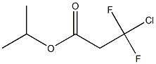 3-Chloro-3,3-difluoropropionic acid isopropyl ester Structure