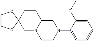 7,7-(Ethylenedioxy)-2-(2-methoxyphenyl)octahydro-2H-pyrido[1,2-a]pyrazine Structure