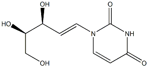 1-[(1E,3S,4R)-3,4,5-Trihydroxy-1-pentenyl]uracil 구조식 이미지