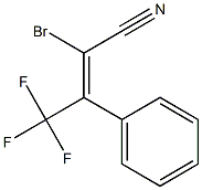 3-Phenyl-3-trifluoromethyl-2-bromopropenenitrile Structure