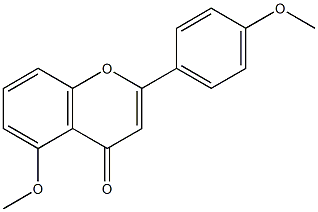 4',5-Dimethoxyflavone 구조식 이미지