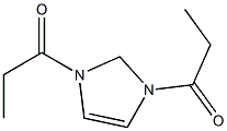 1,3-Dipropionyl-2,3-dihydro-1H-imidazole Structure