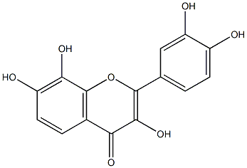 3,3',4',7,8-Pentahydroxyflavone 구조식 이미지