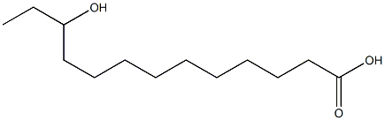 11-Hydroxytridecanoic acid Structure