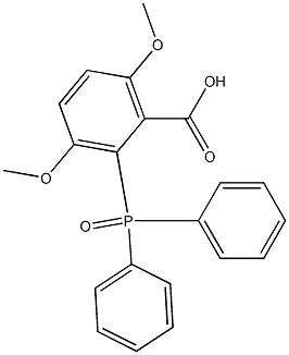 (2-Carboxy-3,6-dimethoxyphenyl)diphenylphosphine oxide 구조식 이미지