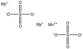 Rubidium manganese(II) sulfate 구조식 이미지