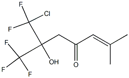 6-(Chlorodifluoromethyl)-6-hydroxy-2-methyl-7,7,7-trifluoro-2-hepten-4-one Structure