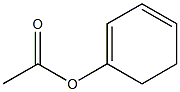 Acetic acid cyclohexa-1,3-dien-1-yl ester 구조식 이미지