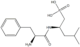 [(R)-4-Methyl-2-(L-phenylalanylamino)pentyl]phosphonic acid 구조식 이미지