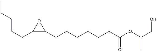 8,9-Epoxymyristic acid 2-hydroxy-1-methylethyl ester Structure