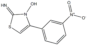 4-(3-Nitrophenyl)-2-imino-2,3-dihydrothiazol-3-ol 구조식 이미지