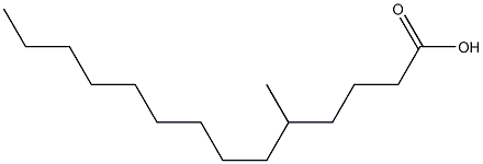 5-Methyltetradecanoic acid Structure