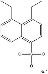 4,5-Diethyl-1-naphthalenesulfonic acid sodium salt Structure