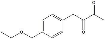 1-(p-Ethoxymethylphenyl)-2,3-butanedione Structure