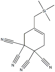 4,4,5,5-Tetracyano-1-trimethylsilylmethylcyclohexene 구조식 이미지