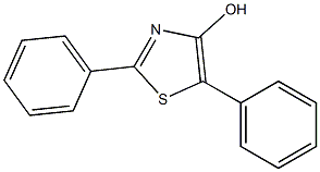 2,5-Diphenylthiazol-4-ol 구조식 이미지