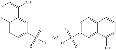 Bis(8-hydroxy-2-naphthalenesulfonic acid)calcium salt 구조식 이미지