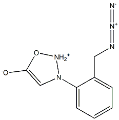 3-[2-Azidomethylphenyl]-1,2,3-oxadiazole -ium-5-olate 구조식 이미지