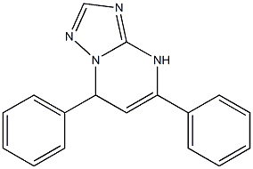 5,7-Diphenyl-4,7-dihydro[1,2,4]triazolo[1,5-a]pyrimidine Structure